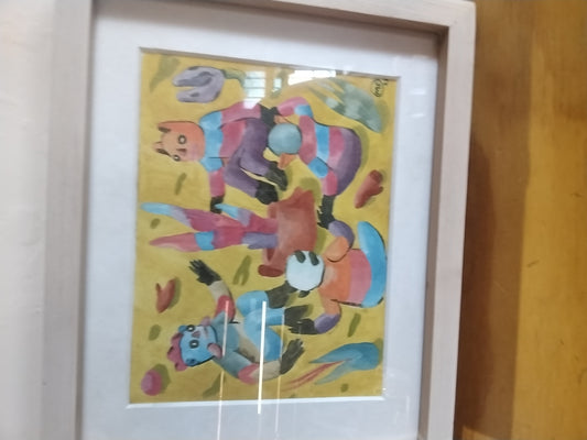 Martin Ferreyra cuadro amarillo